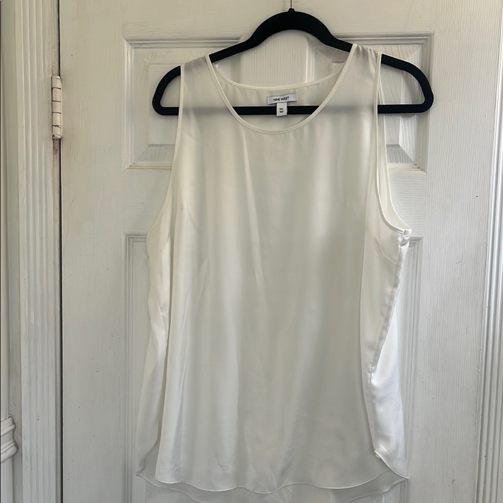 Nine West White Tank Top